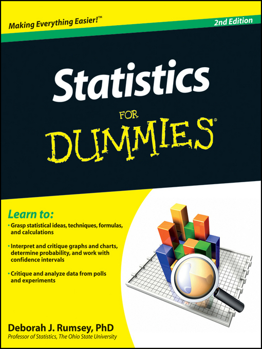 Title details for Statistics For Dummies by Deborah J. Rumsey - Available